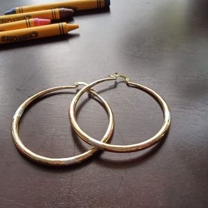 Round Hoop Earring